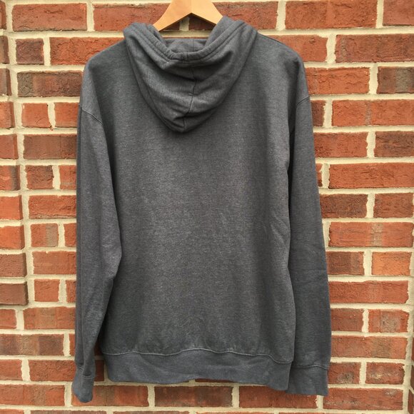 Cabelas Hoodie Sweatshirt Mens Large Gray Green Pullover Kangaroo Pouch - Picture 2 of 8